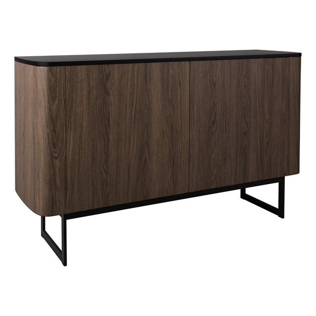 Myron Cabinet Mocha Veneer and Matt Black