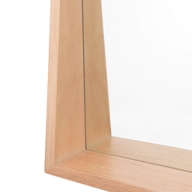 Fulgencio Rectangle Mirror With Shelf Light Oak 60 X 90cm