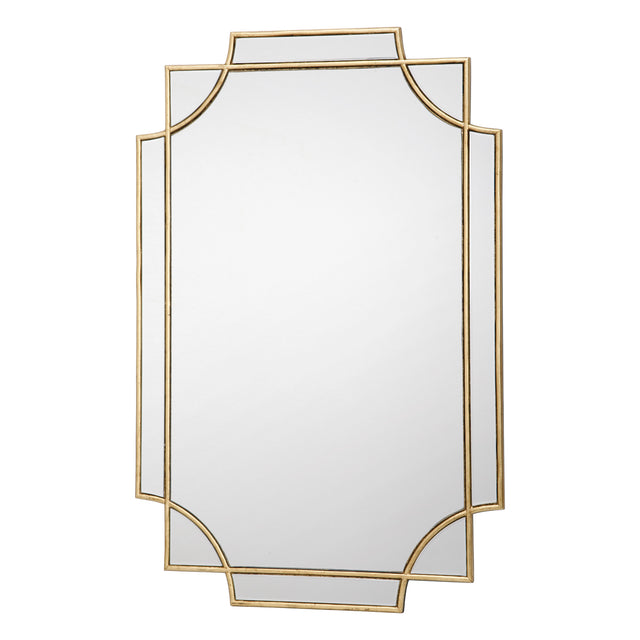 Guapo Rectangle Gold Detail Mirror 90 x 60cm