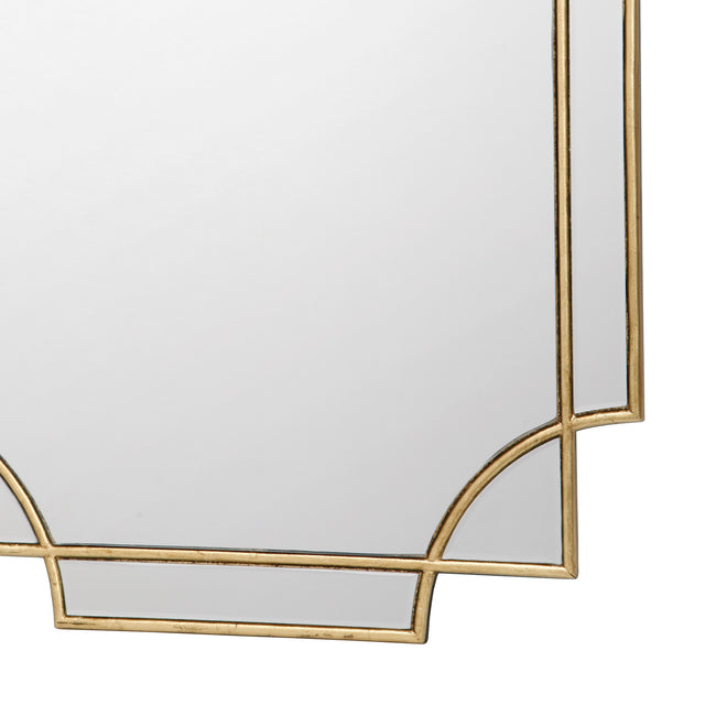 Guapo Rectangle Gold Detail Mirror 90 x 60cm