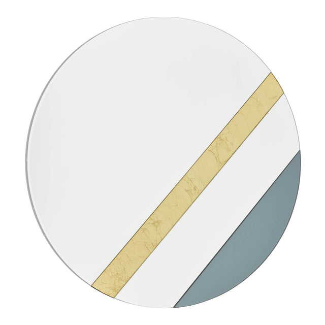 Jelena Round Mirror Smoked And Gold Leaf 60cm