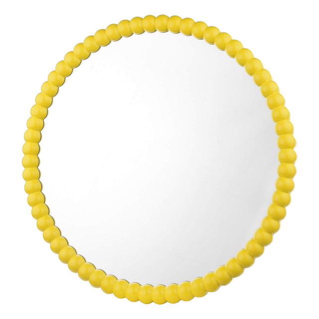 Ruan Round Mirror Yellow 70cm