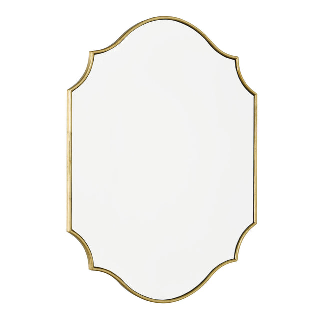 Ruggiero Rectangle Mirror With Gold Detail 70 x 50cm