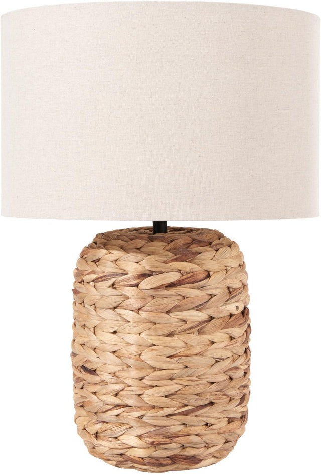 Zadi Natural Plaited Tall Water Hyacinth Table Lamp