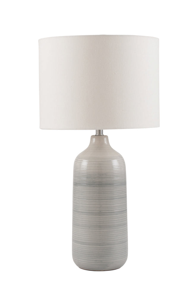 Venus Blue and Grey Ombre Ceramic Table Lamp