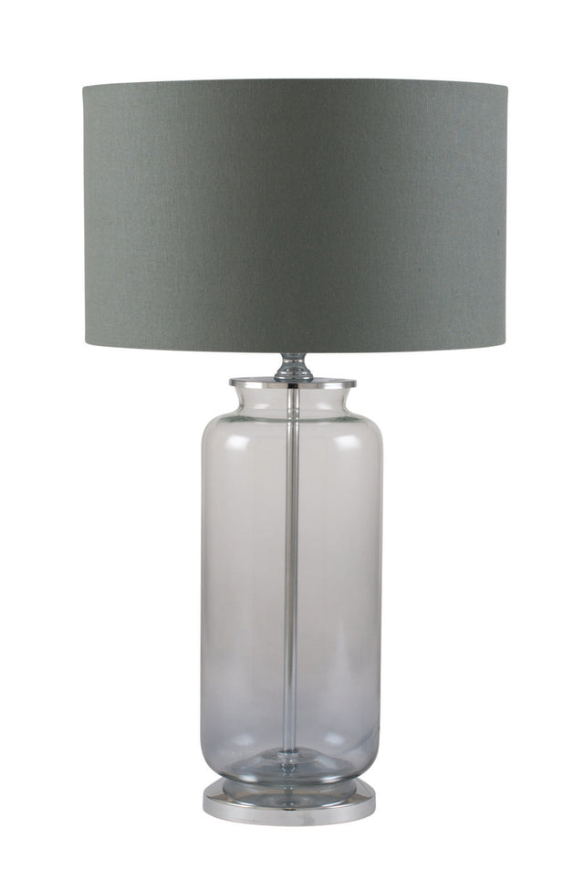 Vivienne Grey Ombre Glass Table Lamp