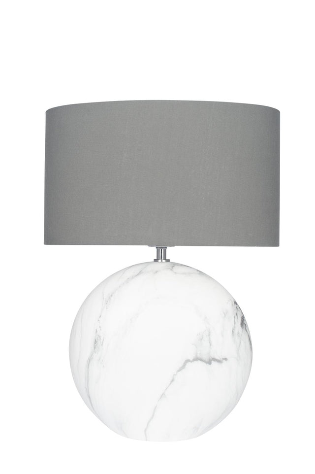 Crestola Marble Effect Ceramic Table Lamp