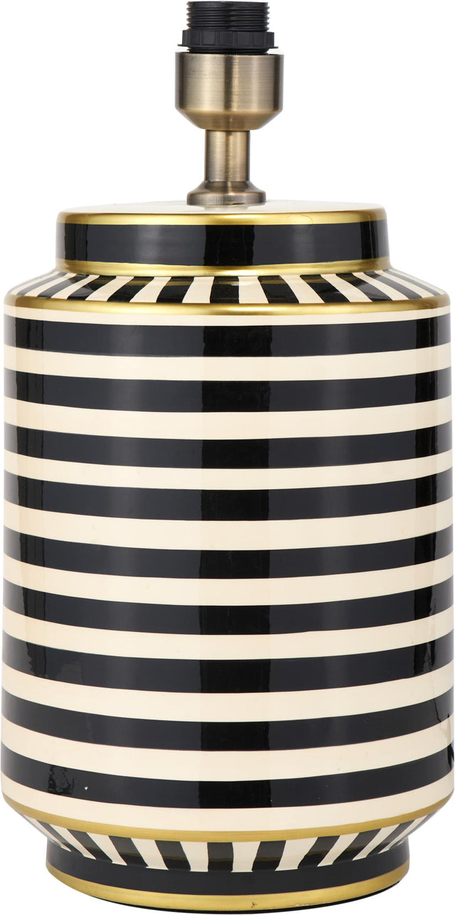 Mono Humbug Black and White Tall Table Lamp Base