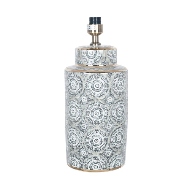 Kari Circle Pattern Ceramic Table Lamp Base