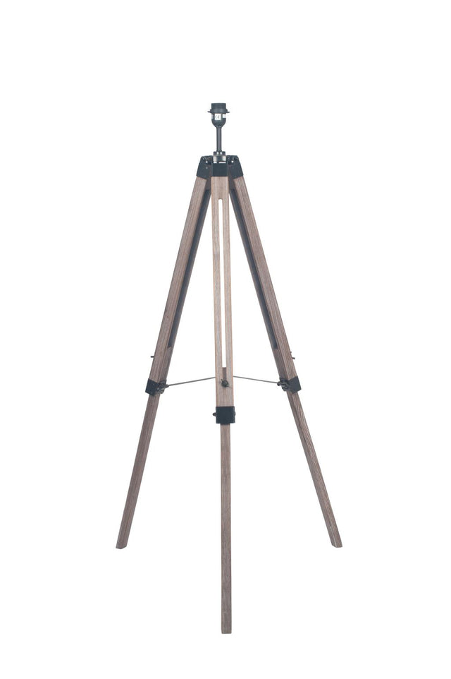 Windsor Wooden Tripod Floor Lamp