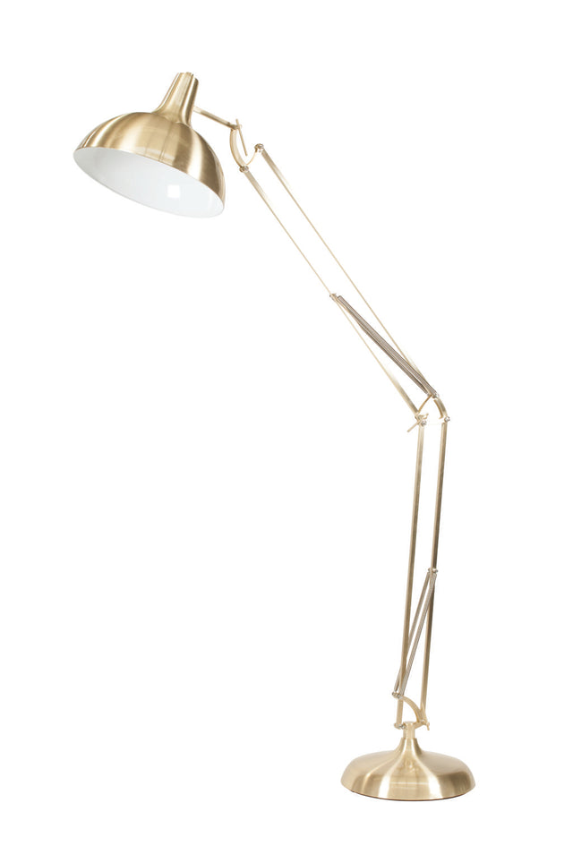 Alonzo Brass Metal Task Floor Lamp