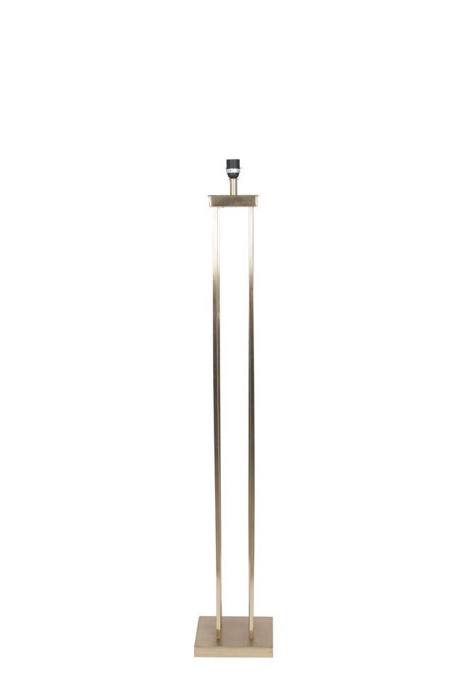 Langston Satin Brass Metal Column Floor Lamp Base