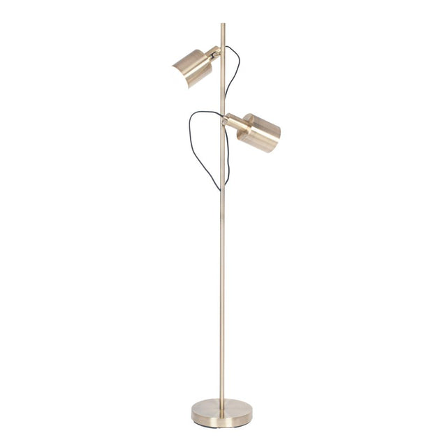 Aaron Antique Brass Metal Task Floor Lamp