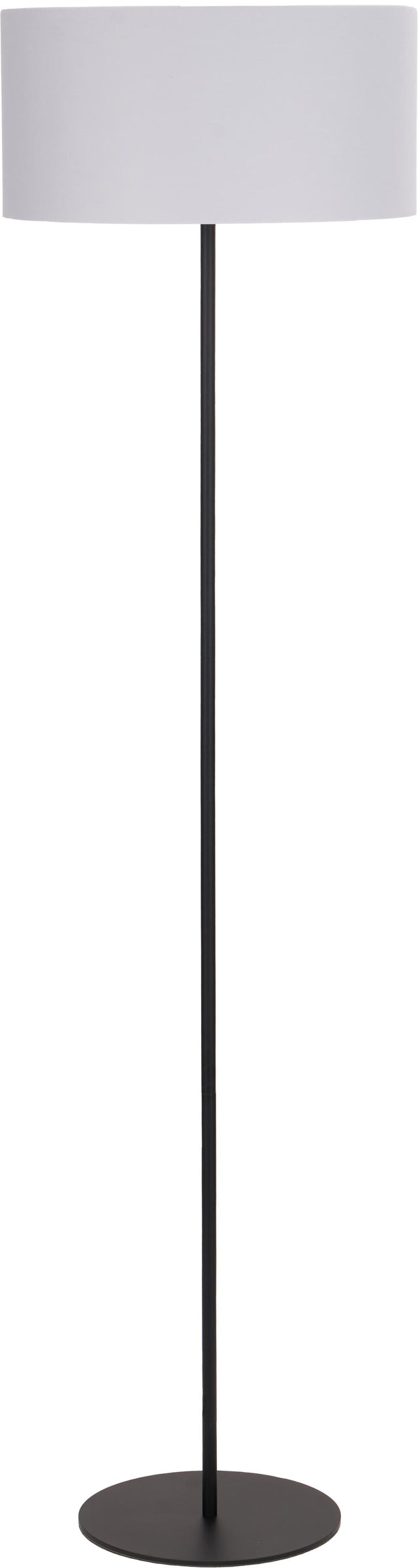 Elin Matt Black & Ivory Floor Lamp