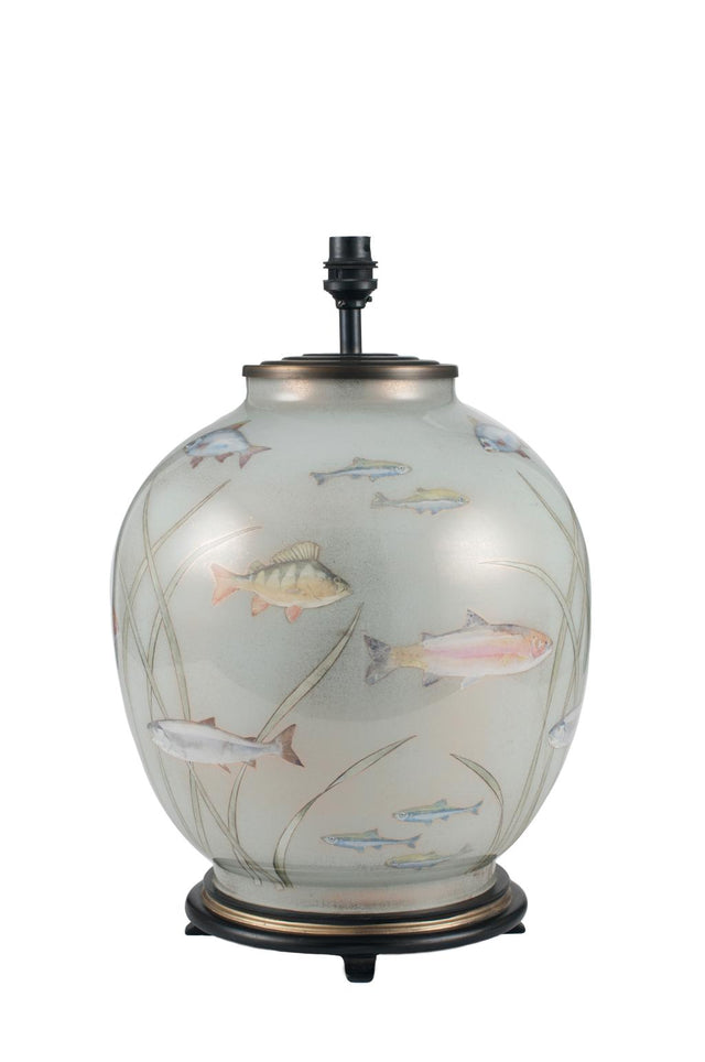 Fish Large Glass Table Lamp Base