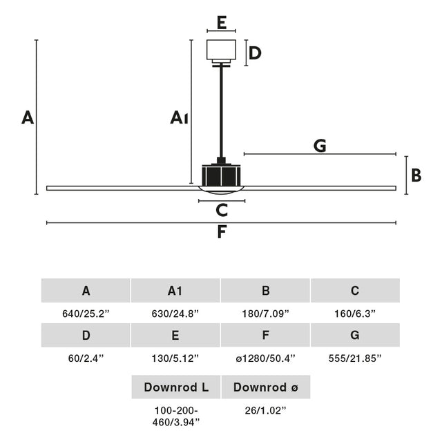 JUST FAN M fan with DC motor