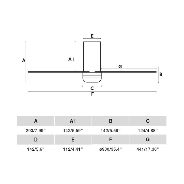 MINI PUNT TUB S fan with DC motor