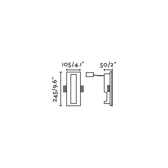 PLAS RCT recessed lamp