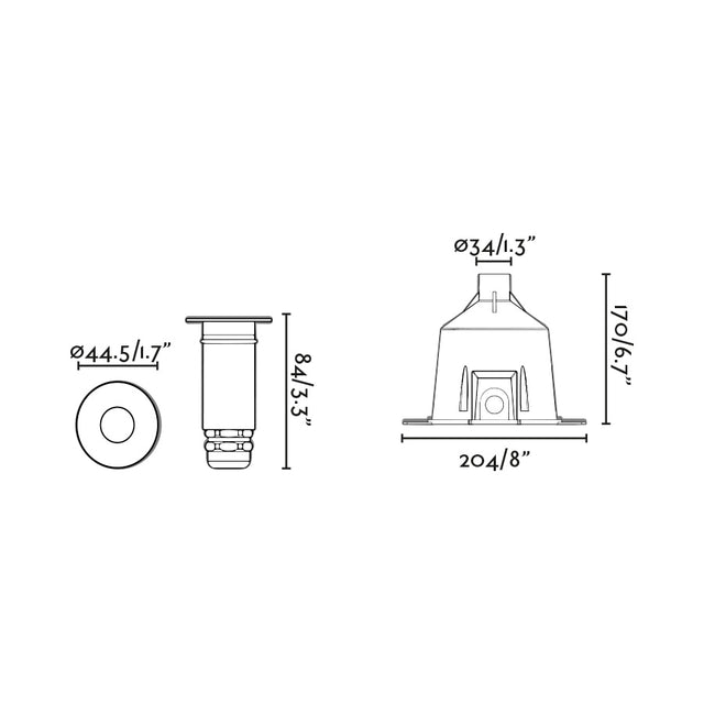 NOK 44 recessed lamp swimming pool