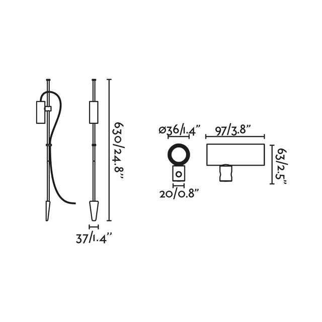 CLAP 630 spike lamp