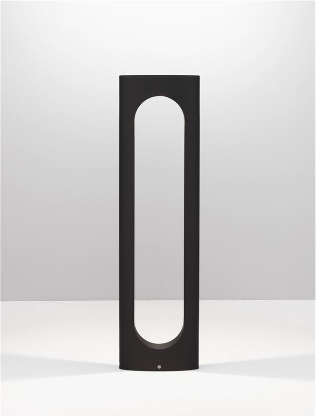 PORTAL Black Aluminium & Acrylic LED 13.5 Watt 890Lm 3000K 220-240 Volt Beam Angle 296º IP54 L: 17.8 W: 6.9 H: 65 cm