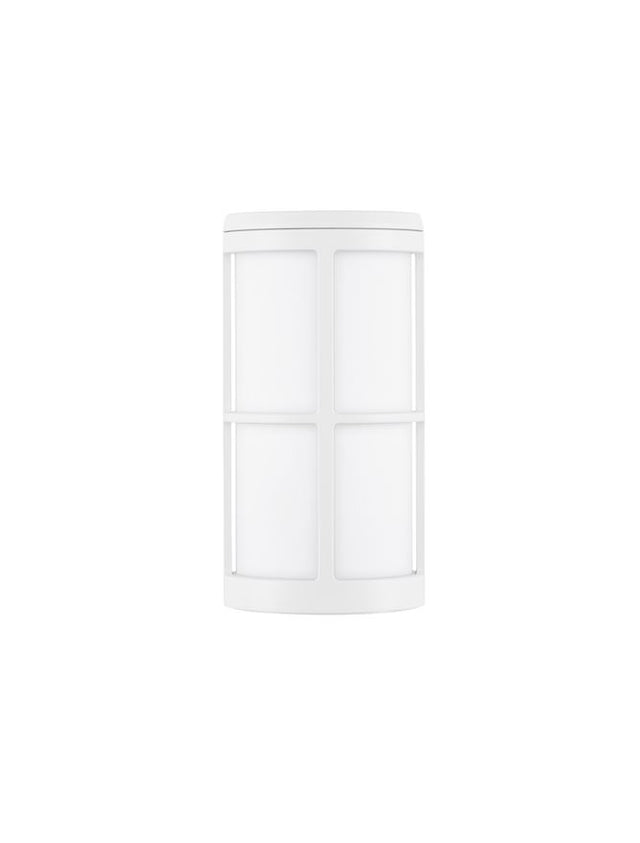 STONE White Aluminium & Acrylic LED E27 1x12 Watt 220-240 Volt IP54 Bulb Excluded D: 12 W: 15 H: 23 cm