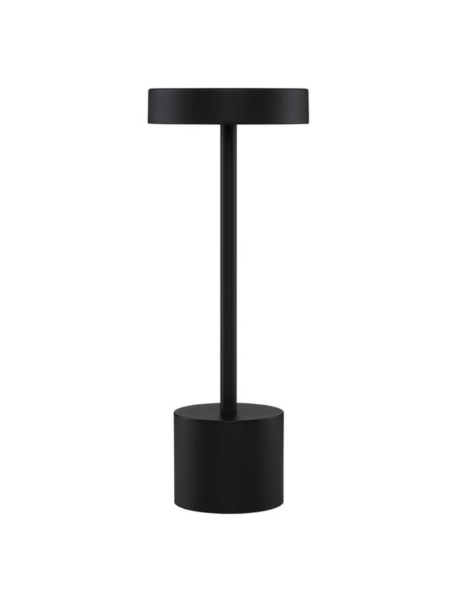 FUMO Black Aluminium & Acrylic LED 2 Watt 230Lm 3000K 3000K 220-240 Volt Beam Angle 163º IP54 Switch On/Off / USB Wire D: 11.8 H: 30 cm