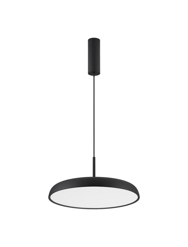 LINUS 2700-4000K CCT Dimmable Sandy Black Aluminium & Acrylic LED 40 Watt 220-240 Volt 2541Lm IP20 Remote Control Included D: 45 H: 150 cm Adjustable Height