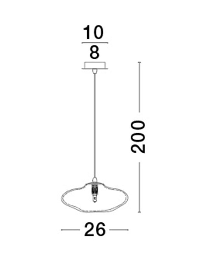 KING Brass Gold Metal Blown Clear Glass LED G9 1x5 Watt 230 Volt IP20 Bulb Excluded D: 26 H: 200 cm Adjustable Height