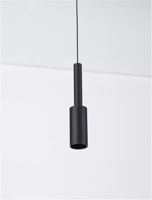 JOY Sandy Black Aluminium LED 7 Watt 220-240 Volt 703Lm 3000K IP20 D: 4 H: 200 cm Adjustable Height