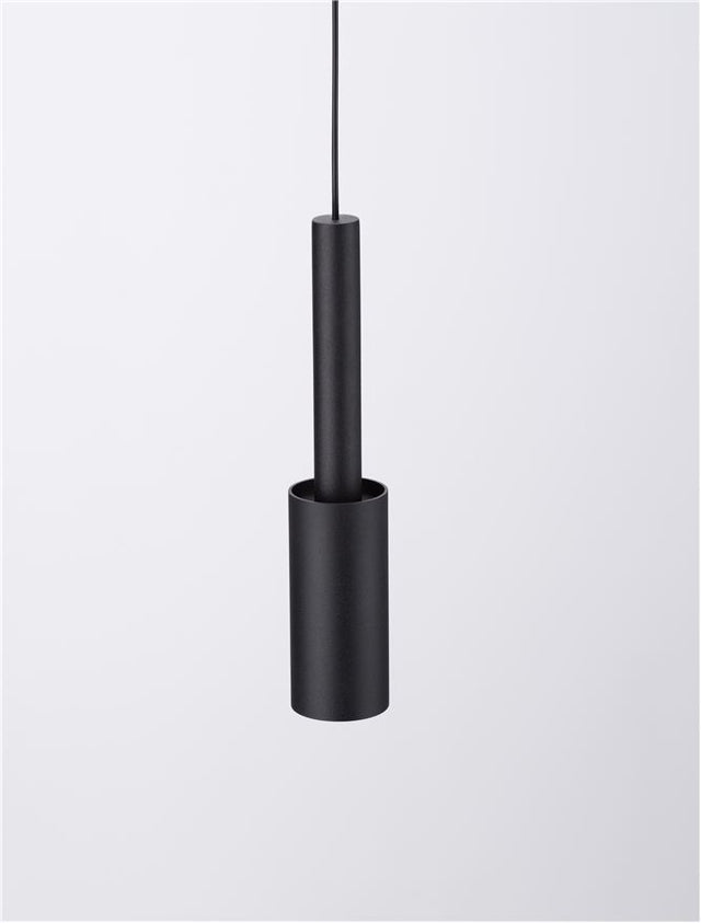 JOY Sandy Black Aluminium LED 7 Watt 220-240 Volt 703Lm 3000K IP20 D: 4 H: 200 cm Adjustable Height