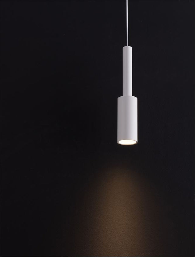 JOY Sandy White Aluminium LED 7 Watt 220-240 Volt 703Lm 3000K IP20 D: 4 H: 200 cm Adjustable Height