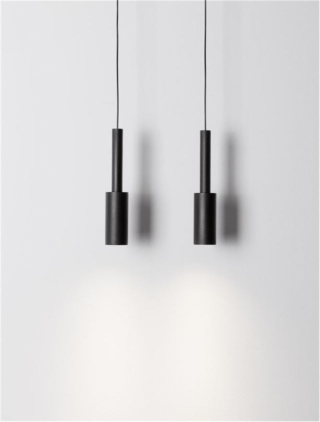 JOY Sandy Black Aluminium LED 14 Watt 220-240 Volt 1121Lm 3000K IP20 L: 30 H: 200 cm Adjustable Height