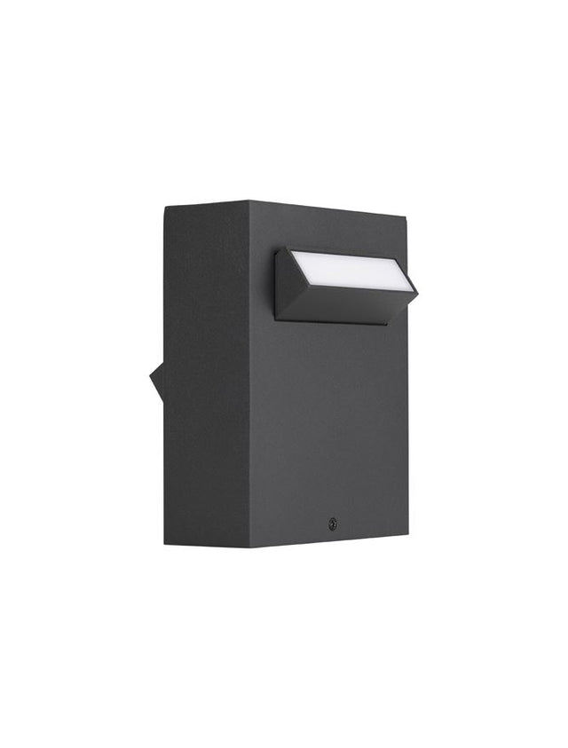 ZELDA Black Aluminium & Anti-Glare Acrylic Diffuser LED 9 Watt 571Lm 3000K 220-240V IP65 L: 12 W: 9.4 H: 15 cm