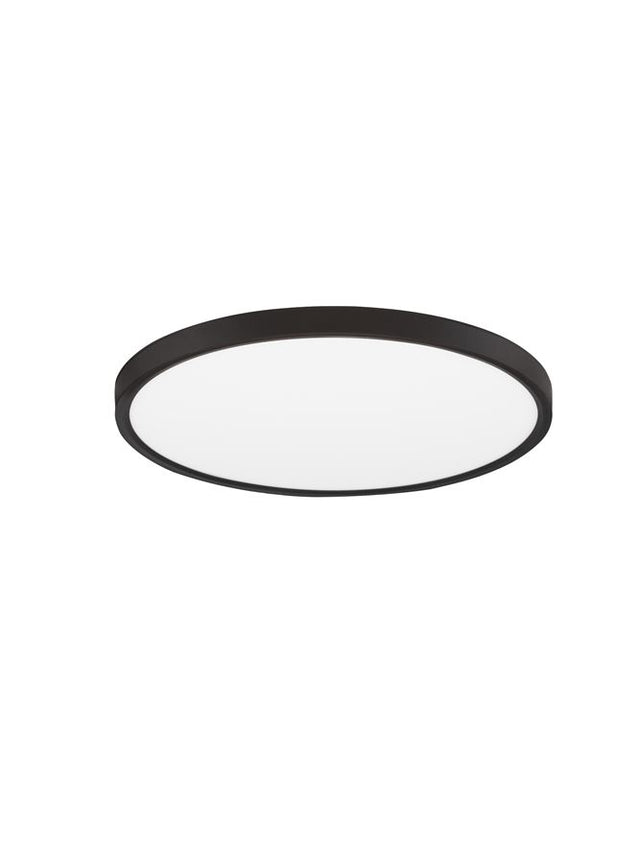 DIXIE Black ABS & Acrylic LED 36 Watt 220-240 Volt 3200Lm Selectable - CCT 3000K - 4000K - 6500K IP20 D: 40 H: 2.5 cm SELECTABLE CCT