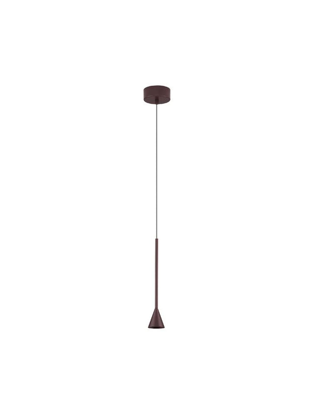 NET Triac Dimmable Coffee Aluminium LED 6 Watt 220-240 Volt 262Lm 3000K IP20 D: 6 H: 200 cm Adjustable Height