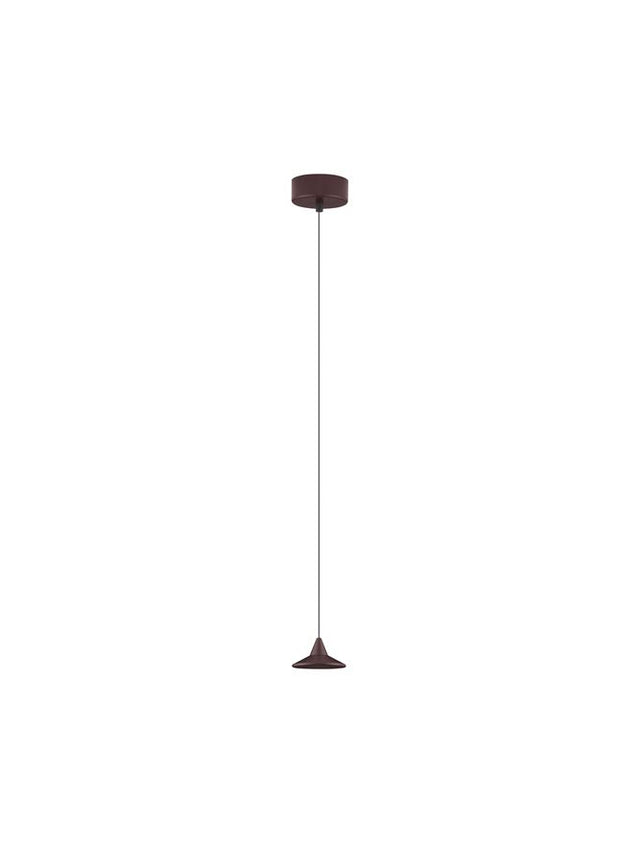 DRO Triac Dimmable Coffee Aluminium LED 6 Watt 220-240 Volt 355Lm 3000K IP20 D: 9.2 H: 150 cm Adjustable Height