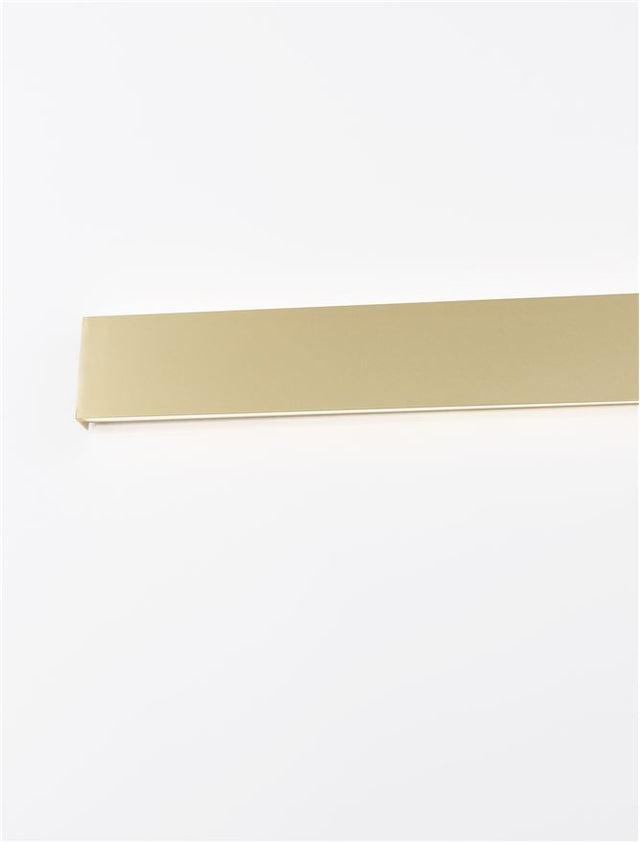 SELINE Gold Aluminium LED 20 Watt 230 Volt 1478Lm 3000K IP44 L: 60 W: 2.7 H: 7.5 cm