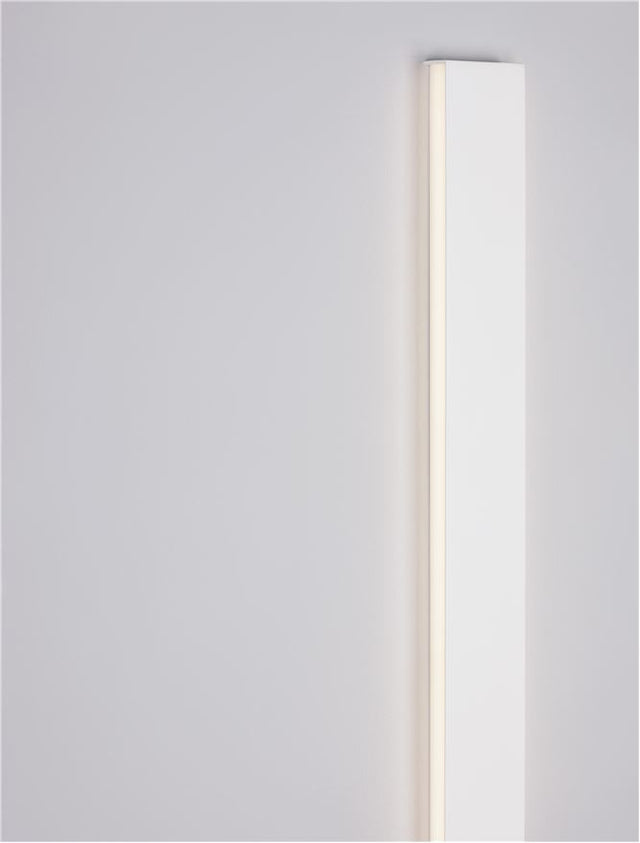 SELINE Sandy white Aluminium LED 20 Watt 230 Volt 1478Lm 3000K IP44 L: 60 W: 2.7 H: 7.5 cm