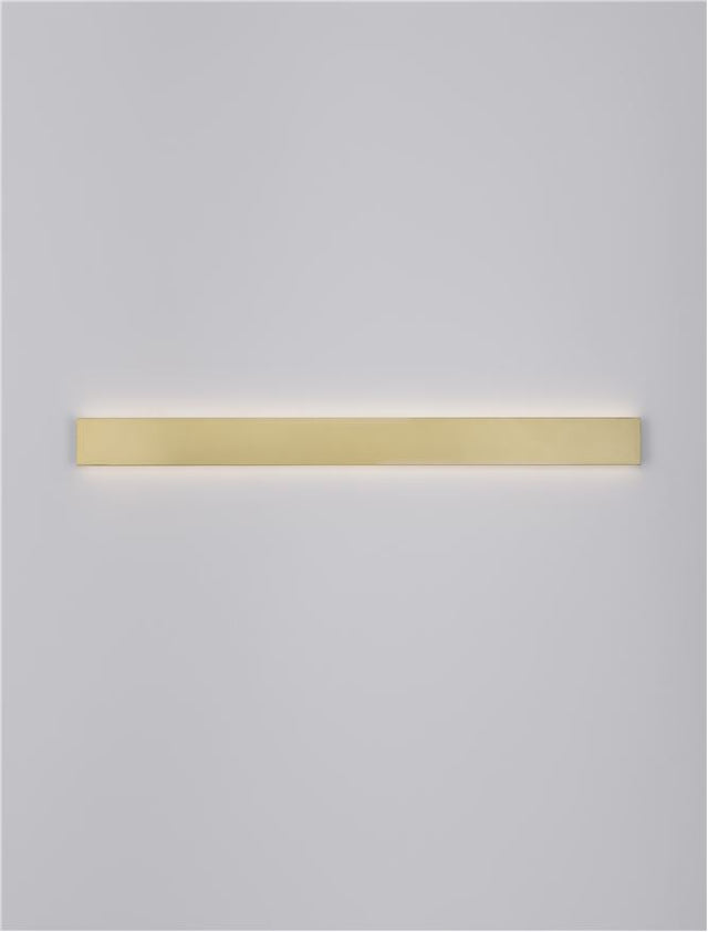 SELINE Gold Aluminium LED 36 Watt 230 Volt 2614Lm 3000K IP44 L: 90 W: 2.7 H: 7.5 cm