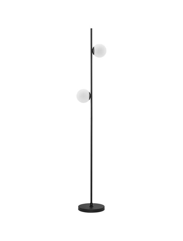 EDEM Sandy Black Aluminium & Opal Glass LED 16 Watt 220 - 240 Volt 1860Lm 3000K IP20 L: 28.5 W: 25 H: 169.5 cm