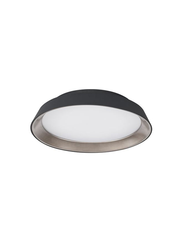 VELA Triac Dimmable Sandy Black Outside Coffee Inside Aluminium & Acrylic LED 30 Watt 230 Volt 1665Lm 3000K IP20 D: 45 H: 9.5 cm