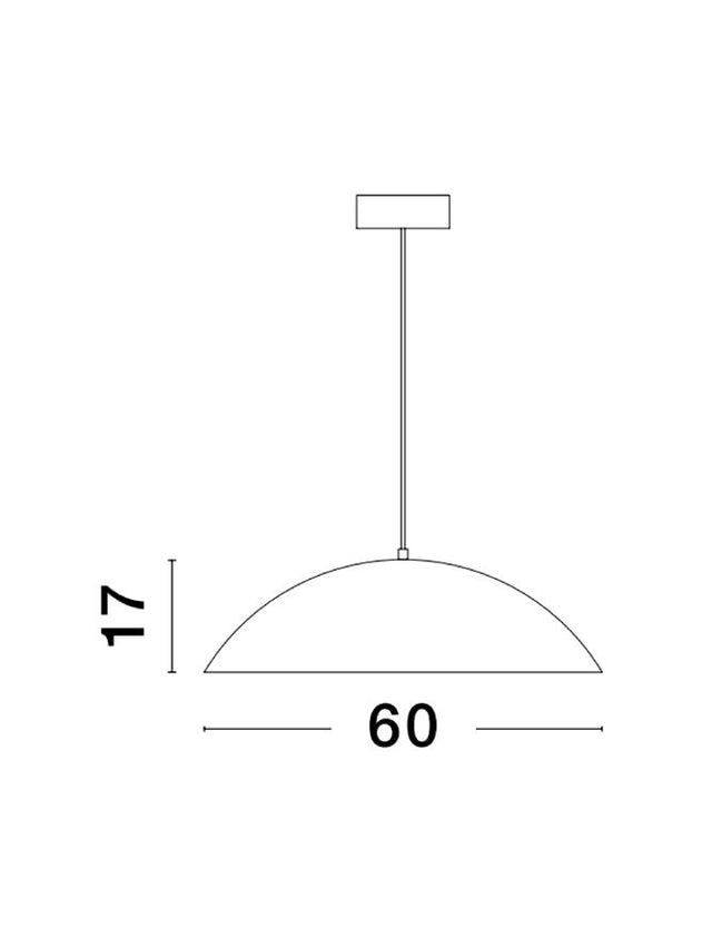 GLIM Triac Dimmable Sandy Black Outside Natural Wood Inside Aluminium & Acrylic LED 42 Watt 230 Volt 2015Lm 3000K IP20 D: 58 H: 120 cm Adjustable Height