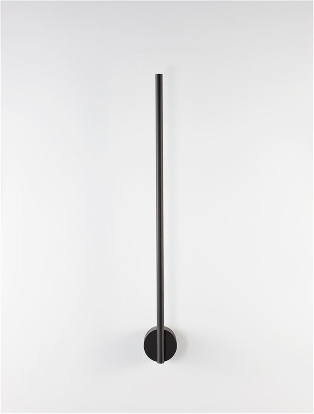 ADEN Sandy Black Aluminium LED 10 Watt 220-240 Volt 700Lm 3000K IP20 L: 1.5 W: 6.5 H: 60 cm