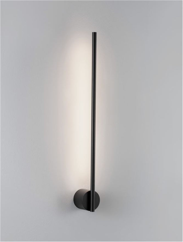 ADEN Sandy Black Aluminium LED 10 Watt 220-240 Volt 700Lm 3000K IP20 L: 1.5 W: 6.5 H: 60 cm