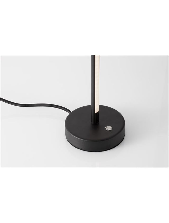 COLBY Sandy Black Aluminium LED 10 Watt 220-240 Volt 650Lm 3000K IP20 D: 12 H: 50 cm