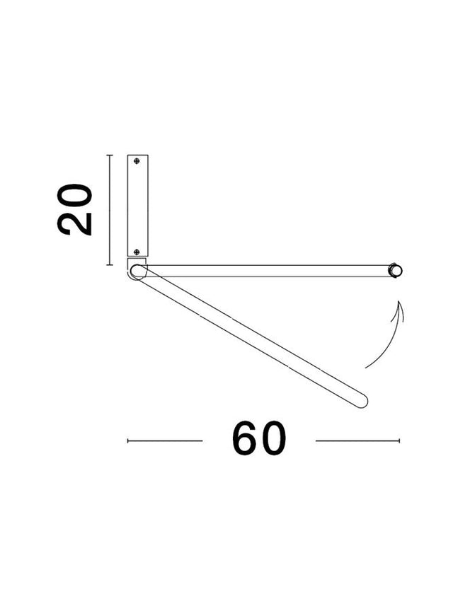 GARVE Triac Dimmable Sandy White Aluminium & Acrylic LED 35 Watt 230 Volt 1559Lm 3000K IP20 D: 60 H: 80 cm Adjustable