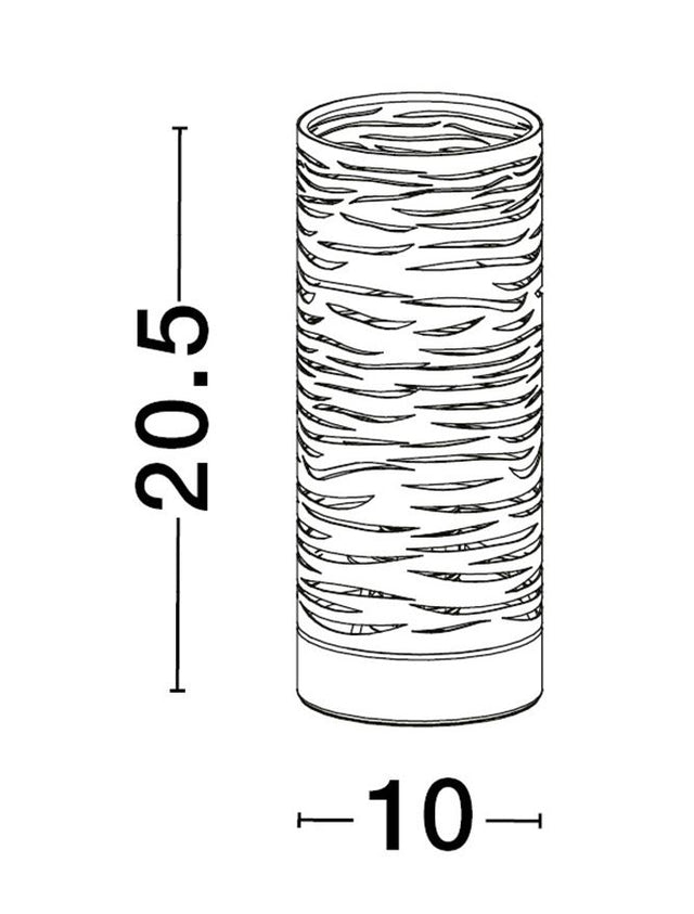 ZANE White Outside Gold Metal Inside LED E14 1x5 Watt 230 Volt IP20 Bulb Excluded Cable Length: 160 cm D: 10 H: 20.5 cm