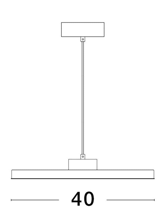 ANDRIA Triac Dimmable Sandy Black Aluminium & Acrylic LED 30 Watt 230 Volt 2221Lm 3000K IP20 D: 40 H: 180 cm Adjustable Height