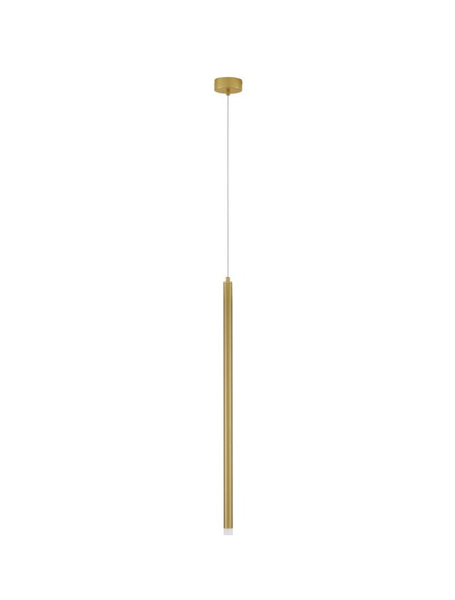 TRIMLE Sandy Gold Aluminium & Acrylic LED 3 Watt 230 Volt 271Lm 3000K IP20 D: 2.5 H1: 70 H2: 150 cm Adjustable Height